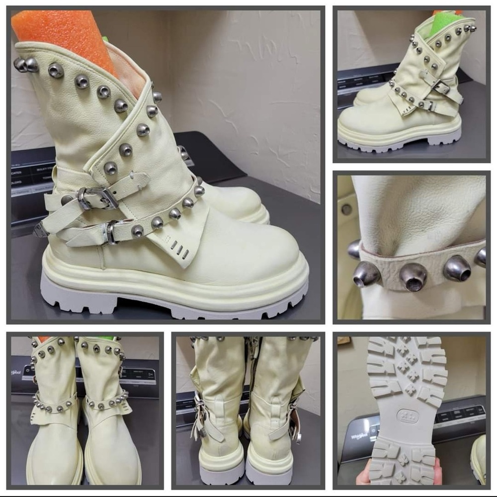 AS98 Leather Boots - Size 37 (US women’s 7)